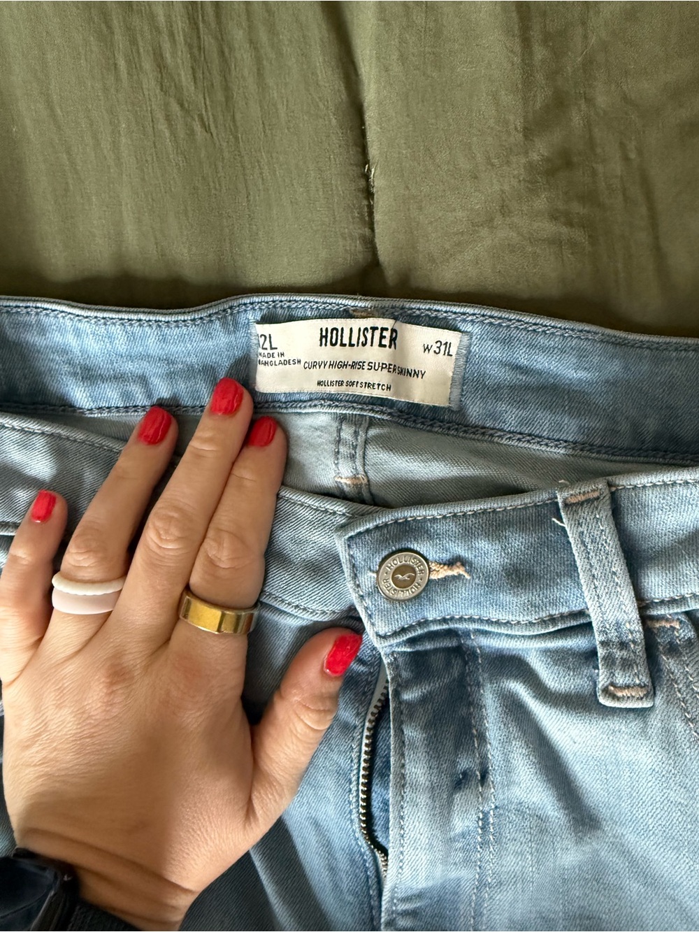 Hollister Light Wash Women's Super Skinny Jeans